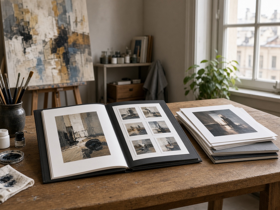 Portfolio review at Warmstream Art Studio